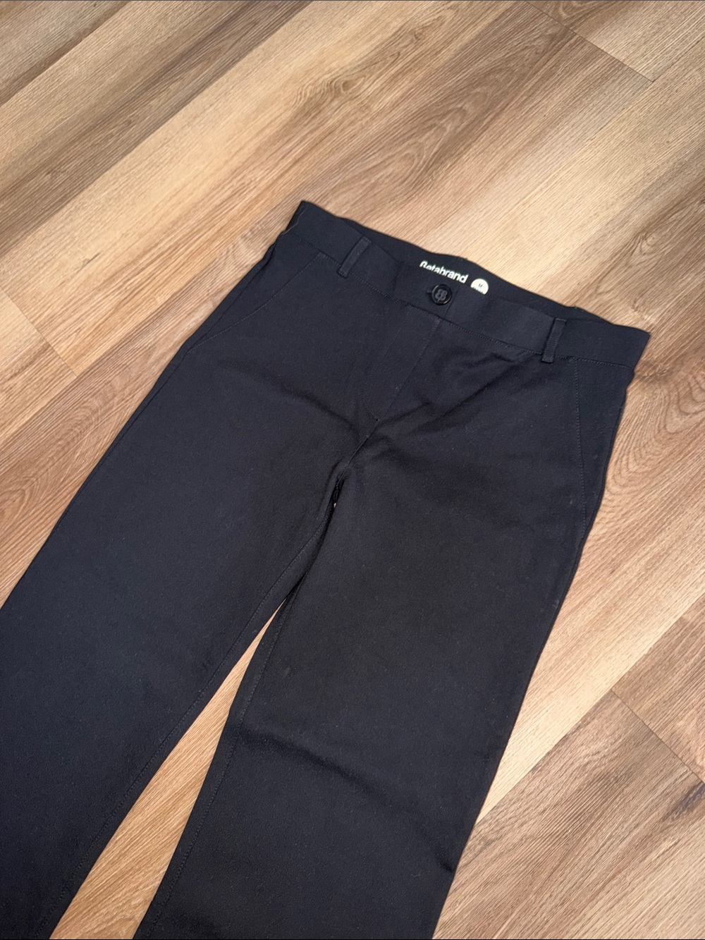 Betabrand Black Classic Dress Pant Yoga Bootcut Stretch Pants Medium Petite - Picture 4 of 10